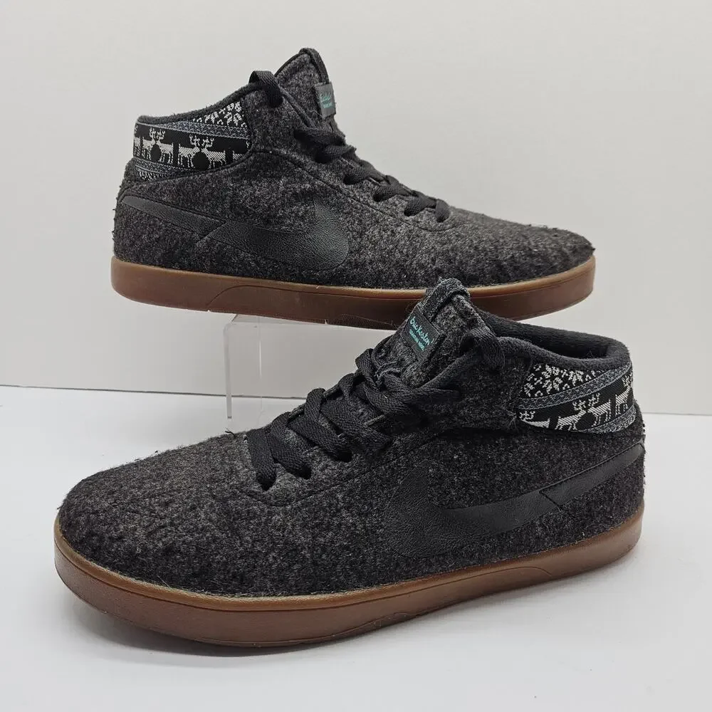 Nike SB Eric Koston Mid Warmth Sneaker, Men’s Size 9 Gray Pixel Reindeer